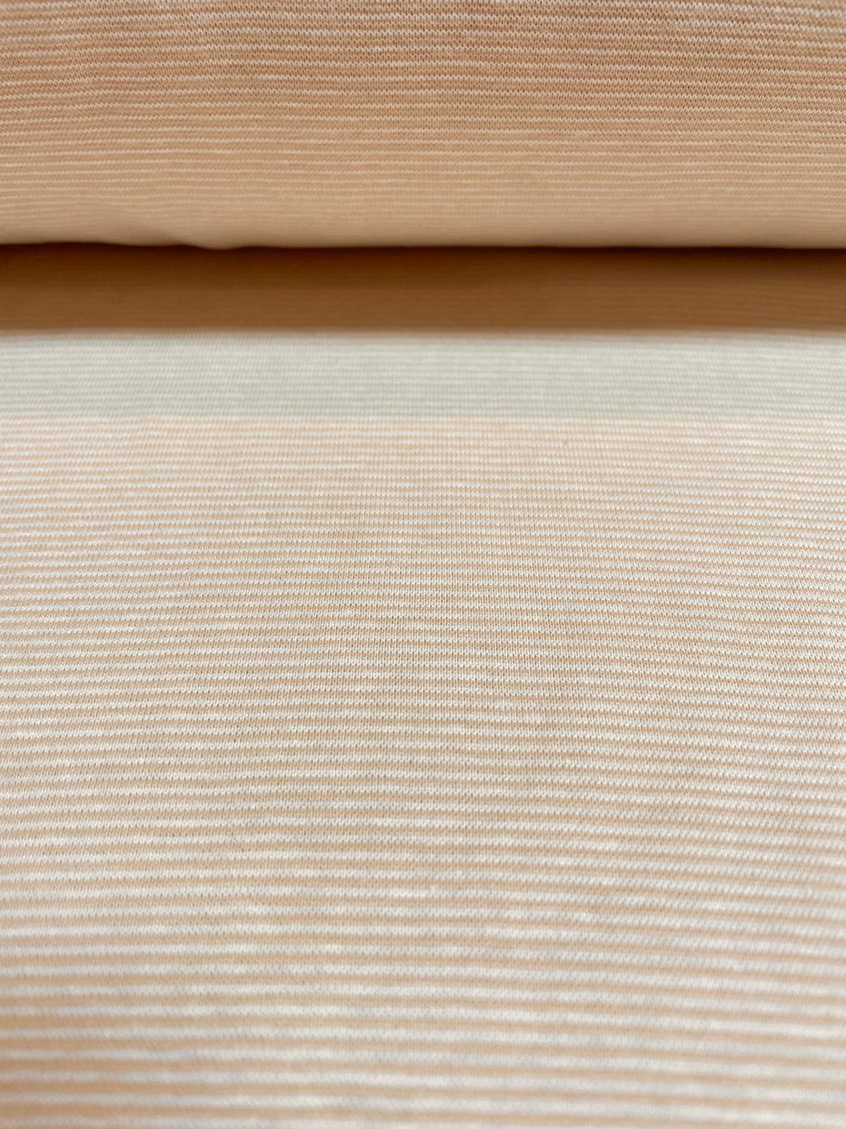 Bündchen schmal gestreift beige/naturell Bündchen schmal gestreift beige/naturell